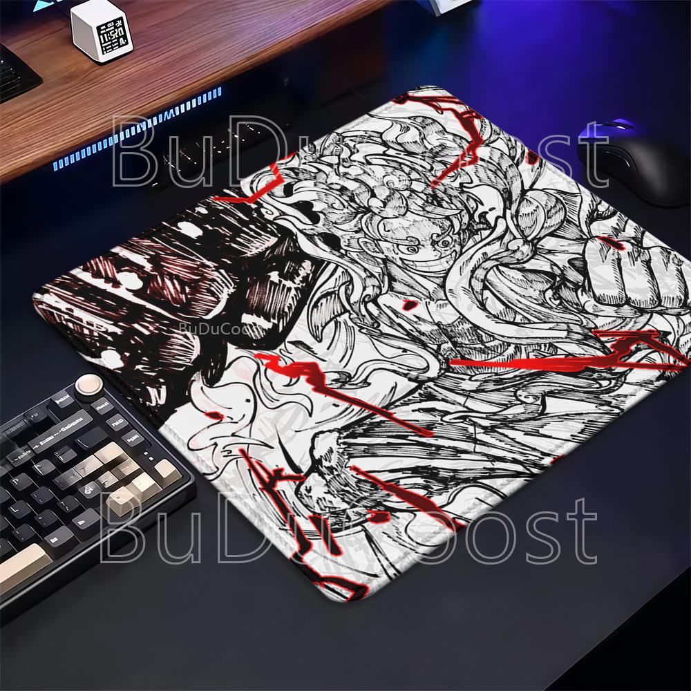 Pc Gaming Drawing - black white anime One Piece line