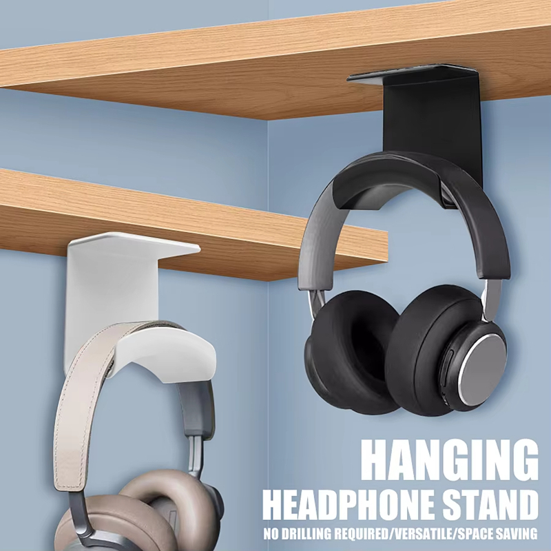 Gaming Headset - Universal Headphone Stand Adhesive Plastic Wall