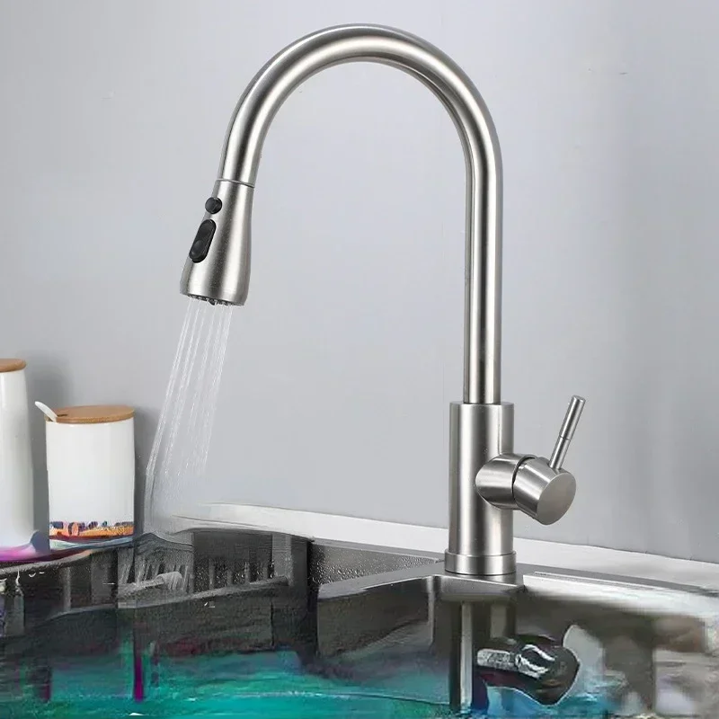 Stream Deck - Tap Brushed Nickel Kitchen Faucet Single