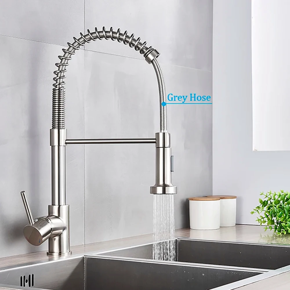 Stream Deck - Spring Brushed Nickel Kitchen Faucet Deck