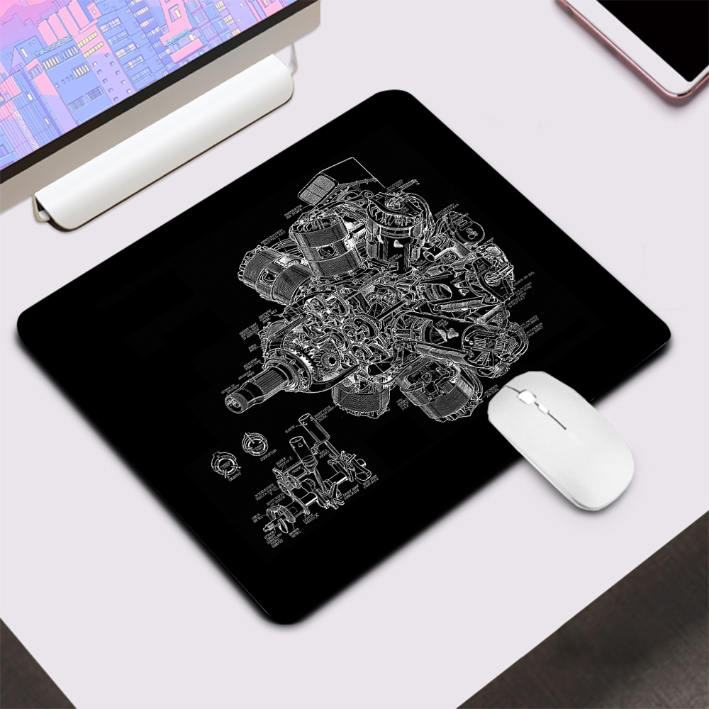 Pc Gaming Drawing - Technical Drawing Small Gaming Mouse Pad
