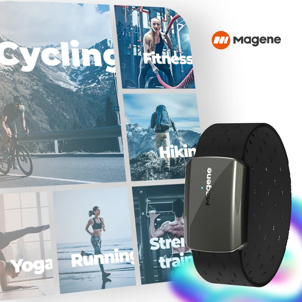 Magene H803 Heart Rate Armband - Monitor Stand recension och pris