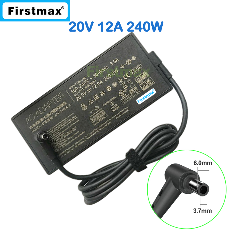 20V 12A 240W AC Adapter for As - Pc Gaming Asus recension och pris