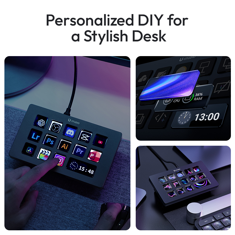 Ulanzi D200H Deck Dock AI-Powe - Stream Deck recension och pris