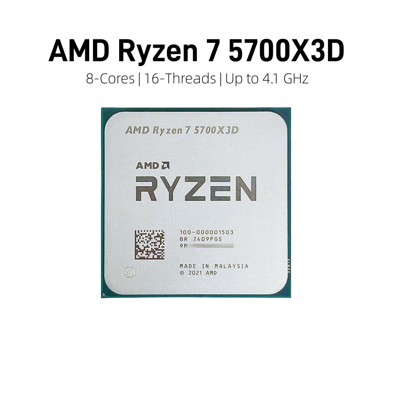 AMD Ryzen 7 5700X3D CPU for RT - Pc Gaming Rtx 4060 recension och pris