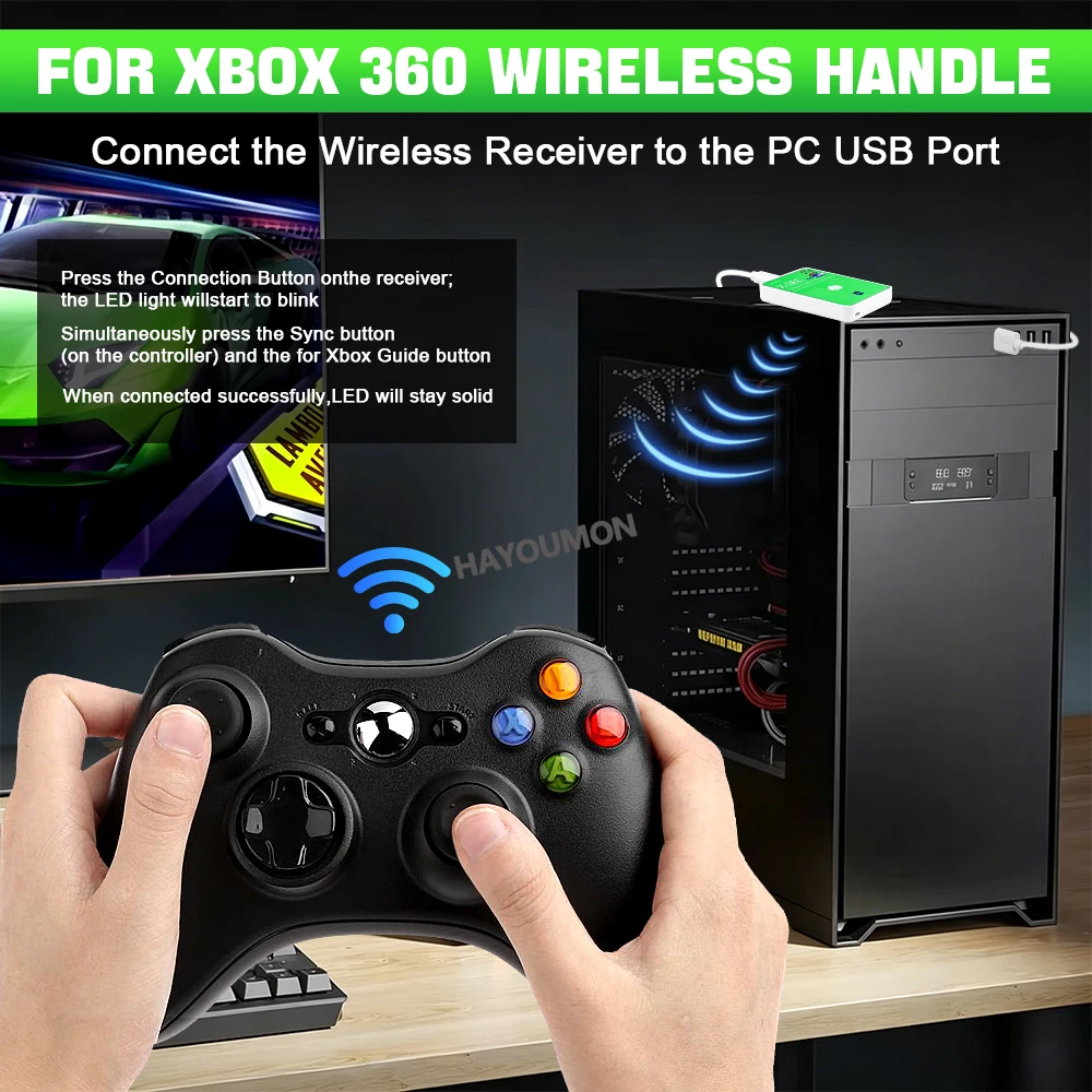 Wireless Gaming Receiver USB C - Pc Gaming Xbox Controller recension och pris