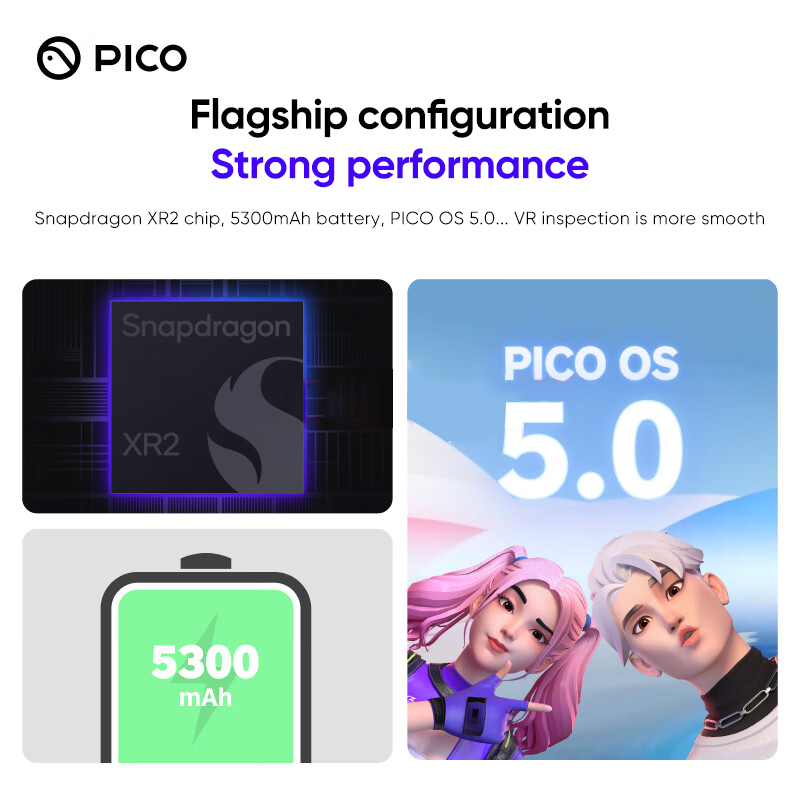 Pico 4 VR Headset RTS 8G 128G  - Gaming Headset recension och pris