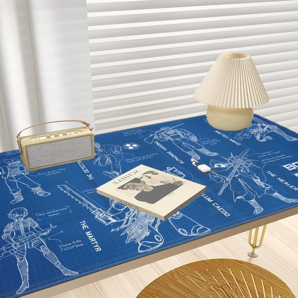 Black Large Mouse Pad Engineer - Pc Gaming Drawing recension och pris