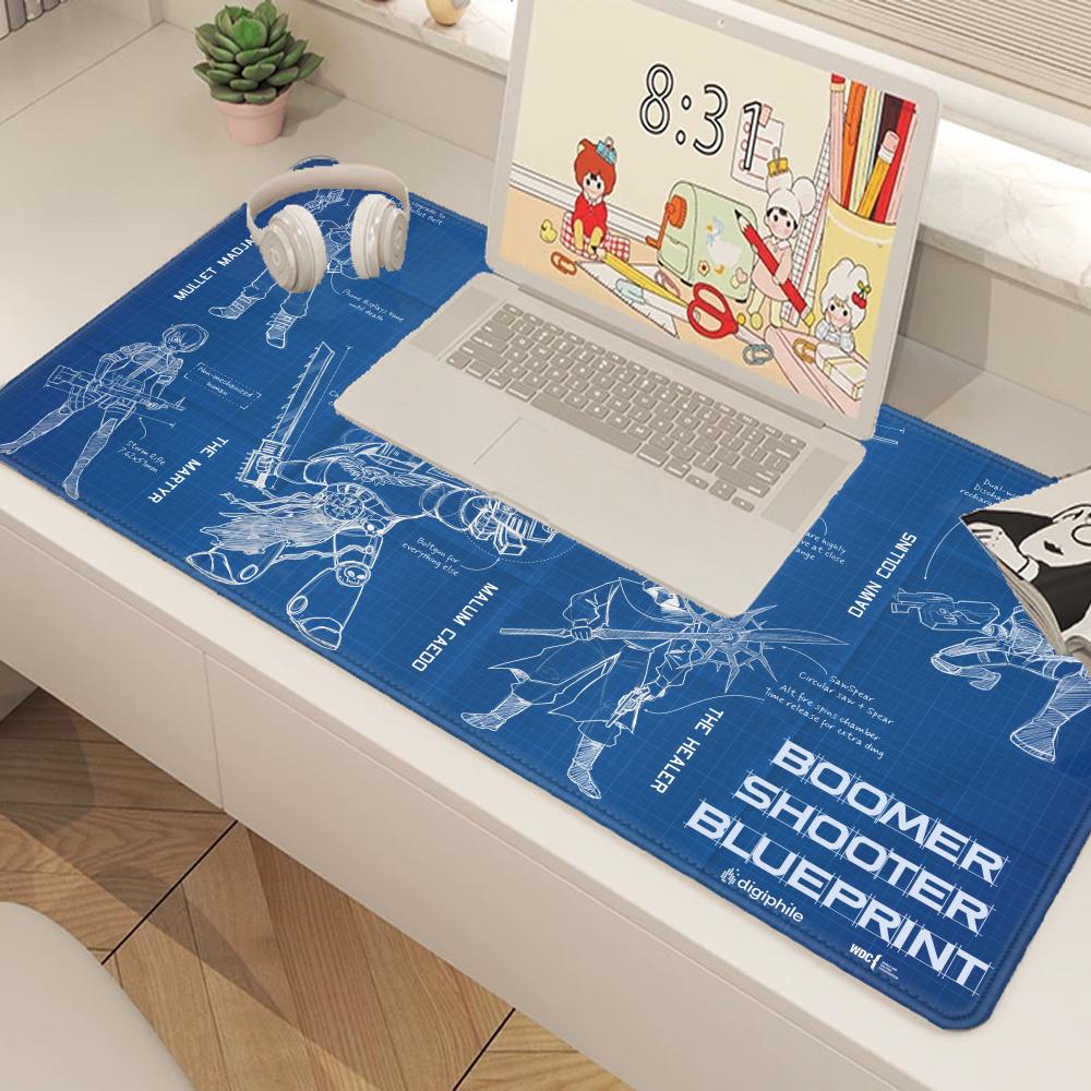 Black Large Mouse Pad Engineer - Pc Gaming Drawing recension och pris