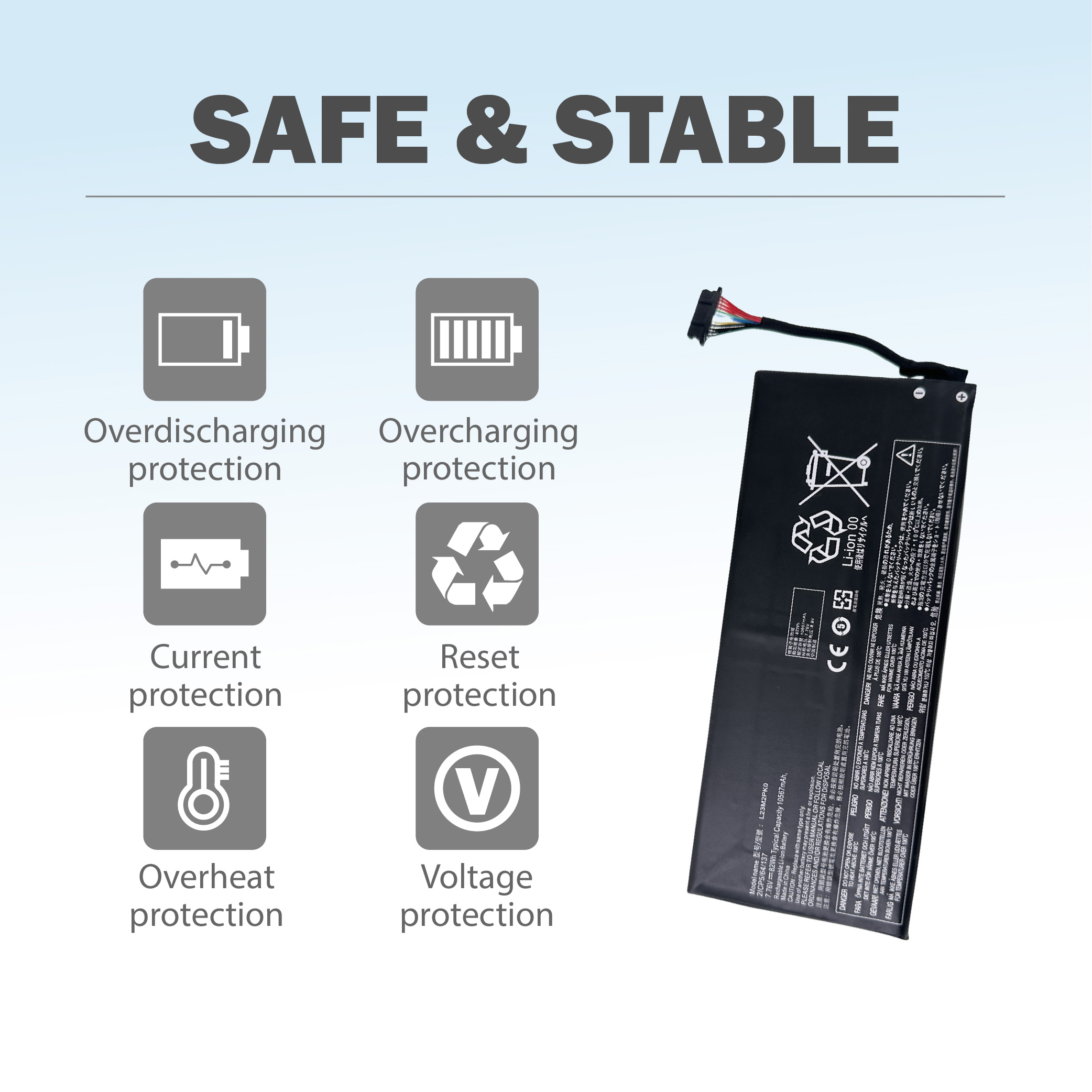 L23M2PK0 Battery L23B2PK0 For  - Pc Gaming Lenovo Legion recension och pris