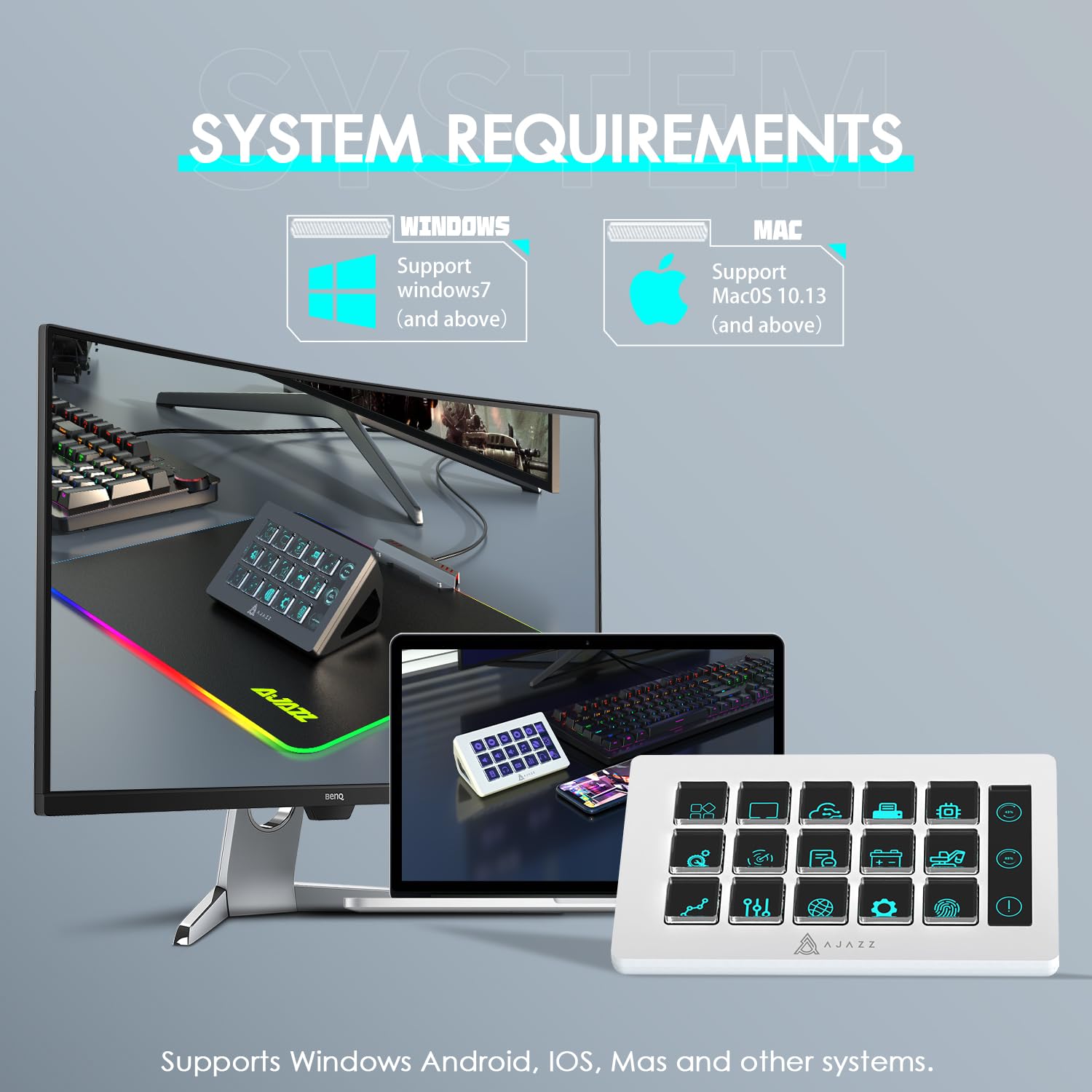 ATTACK SHARK x AJAZZ AKP153 ST - Stream Deck recension och pris