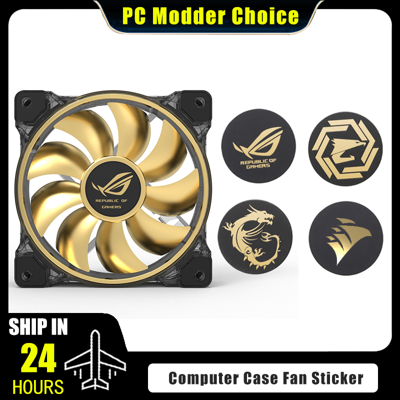 Computer Case Fan Logo Sticker - Pc Gaming Rog recension och pris