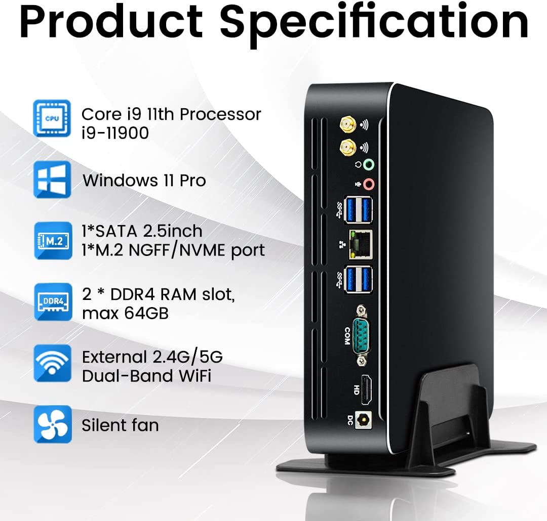 Partaker 11th Gen Intel Mini P - Pc Gaming Intel Core I5 recension och pris