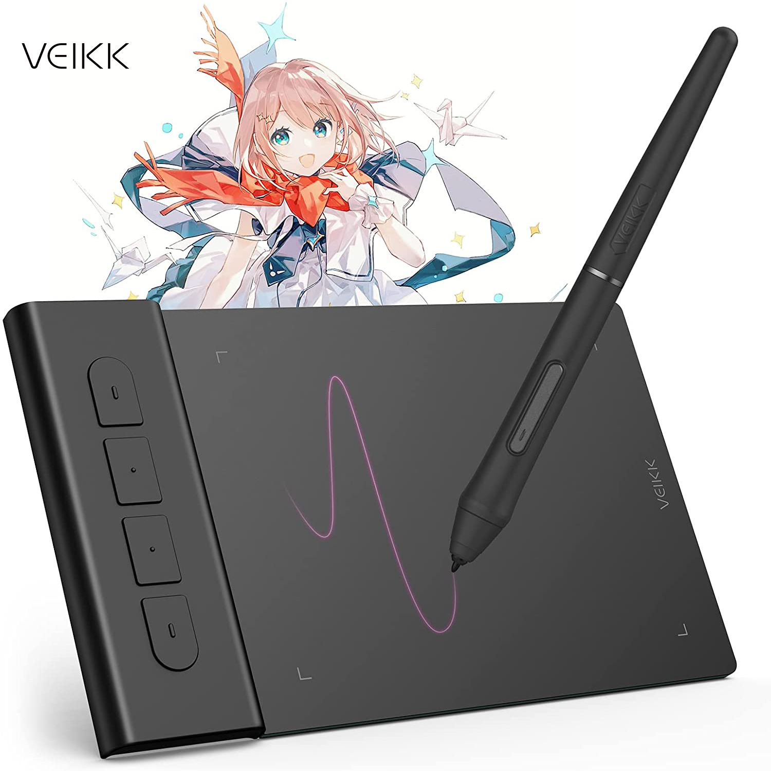 VEIKK VK430 Graphic Drawing Ta - Pc Gaming Drawing recension och pris