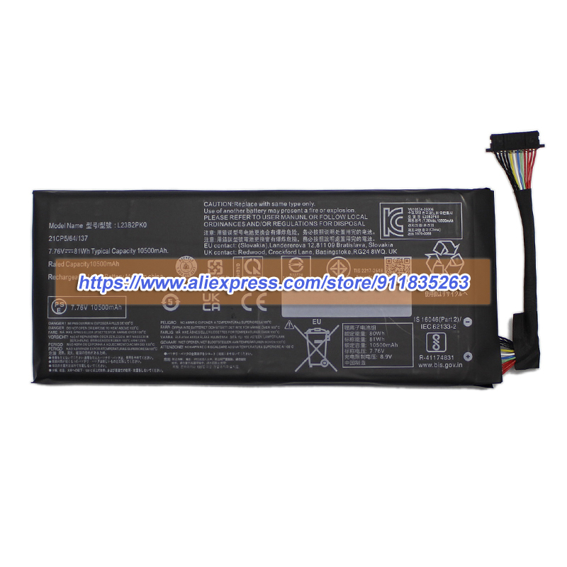 New L23B2PK0 Battery 7.76V 105 - Pc Gaming Lenovo Legion recension och pris