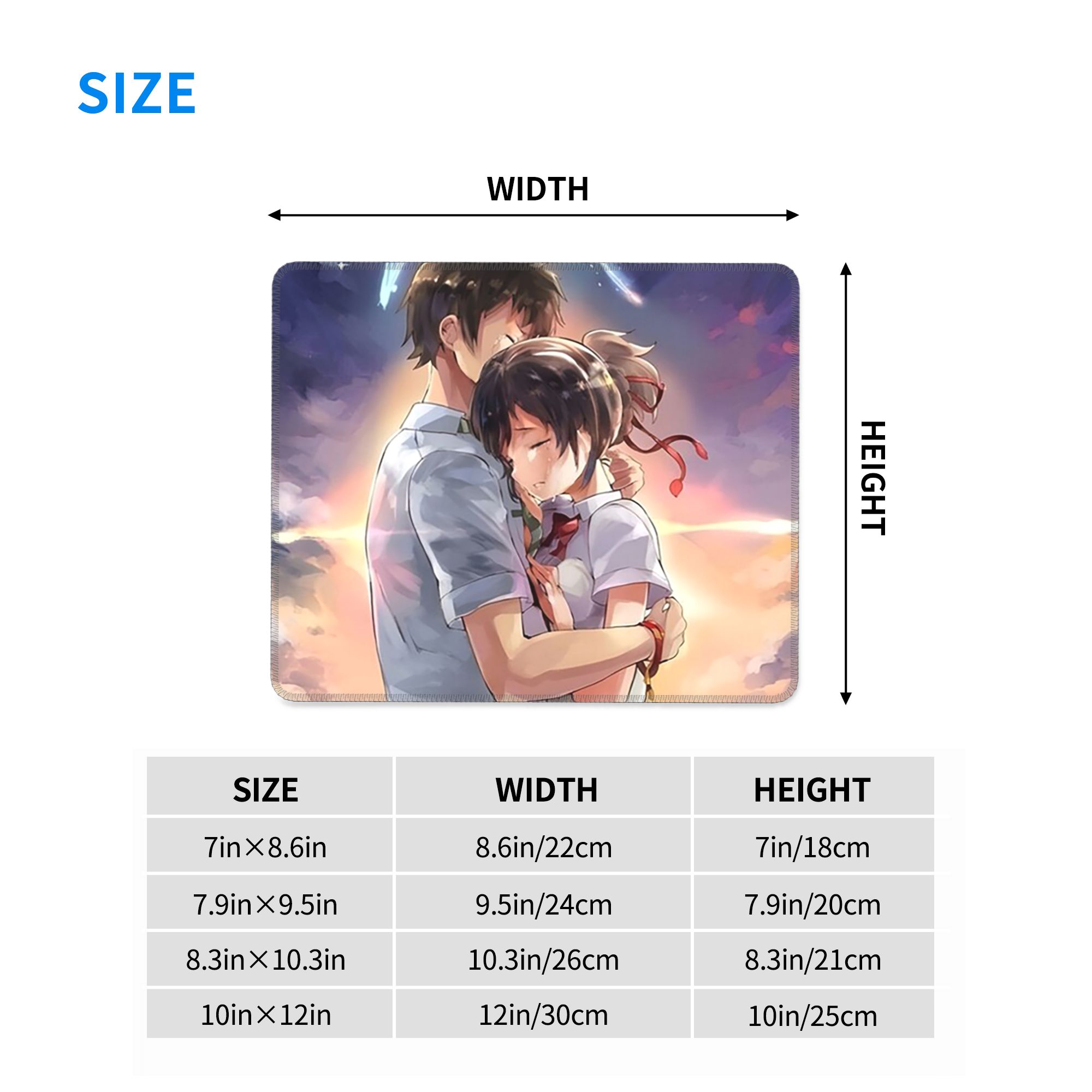 Japanese Anime Your Name Mouse - Pc Gaming Names recension och pris
