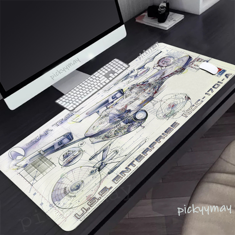 Large Gaming Mousepads Spacecr - Pc Gaming Drawing recension och pris