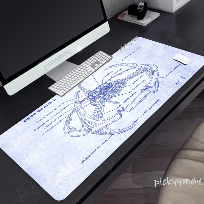 Large Gaming Mousepads Spacecr - Pc Gaming Drawing recension och pris