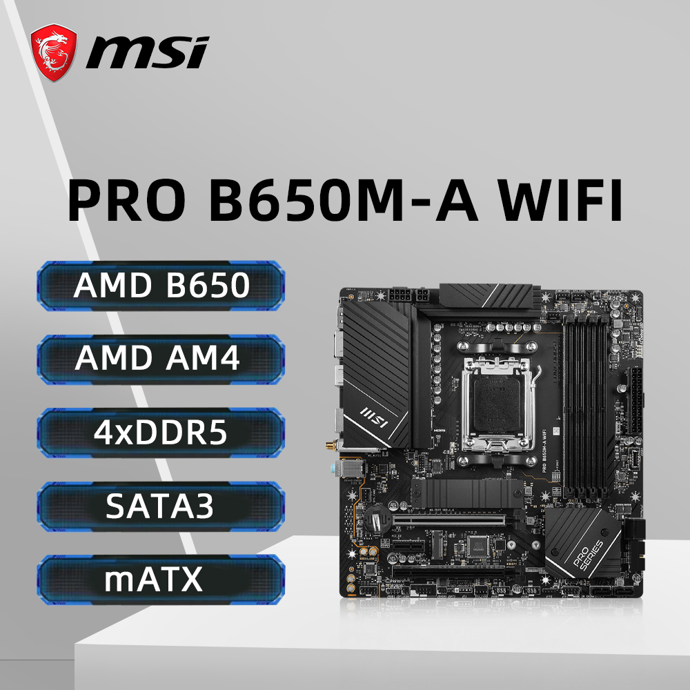 MSI PRO B650M-A WIFI Motherboa - Pc Gaming Intel Core I5 recension och pris