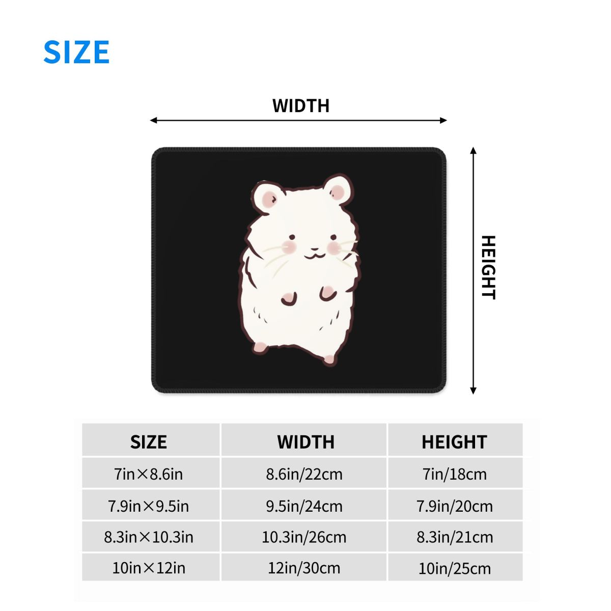 Multi-size Mouse Pad Cute Hams - Pc Gaming Drawing recension och pris