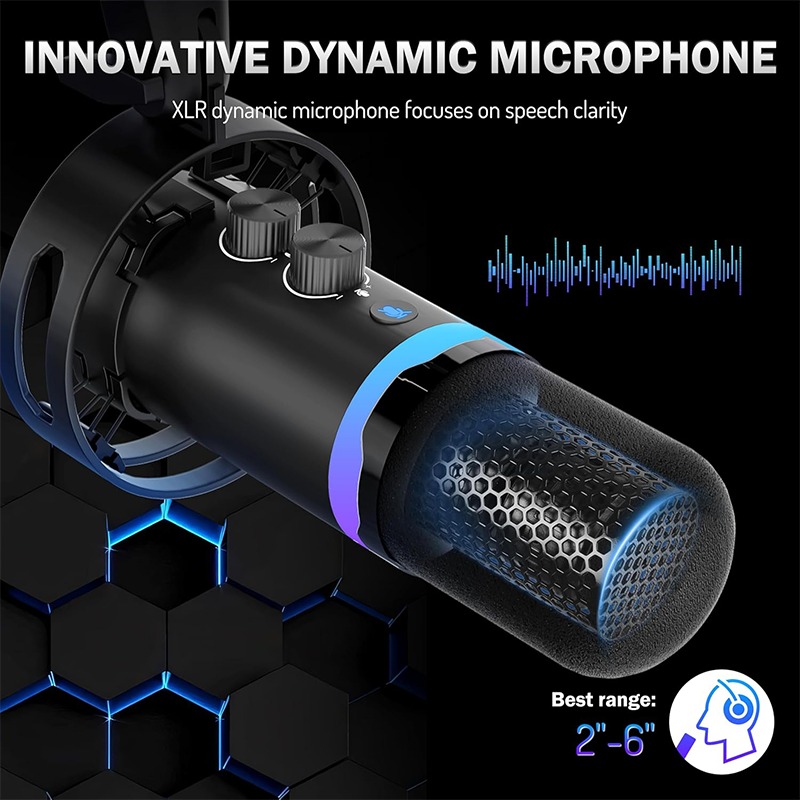 USB Gaming Microphone with Boo - Monitor Stand recension och pris