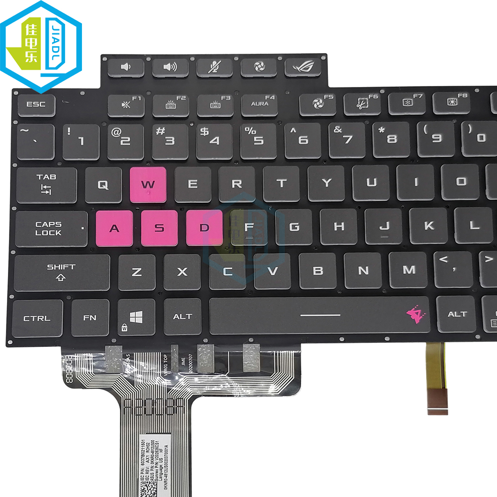 US English LA Latin RGB Backli - Pc Gaming Asus recension och pris