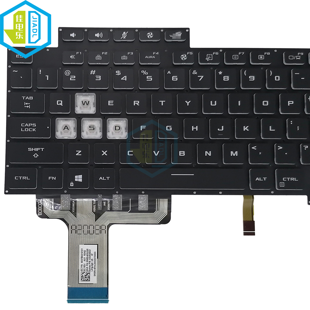 US English LA Latin RGB Backli - Pc Gaming Asus recension och pris